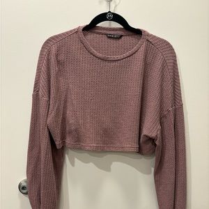 M Shein cropped sweater